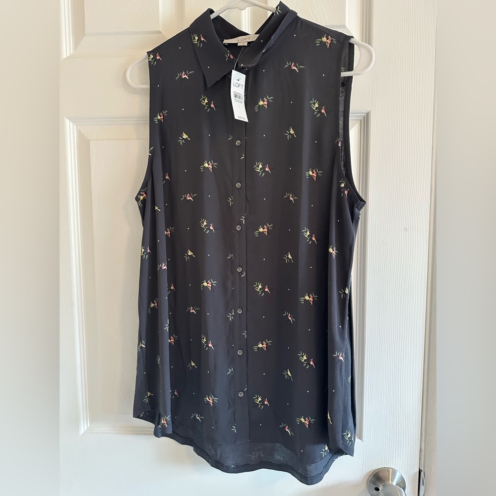 LOFT Sleeveless Womens Blouse - NWT!